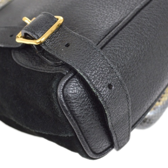 Gucci Python/Suede Bamboo Backpack - Picture 5 of 10